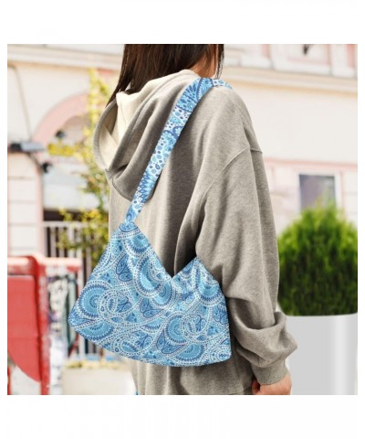 Plush Underarm Bag Women's Tote Handbags Ornament Flowers Ladies Fluffy Purse Shoulder Bag for Winter $10.55 Totes