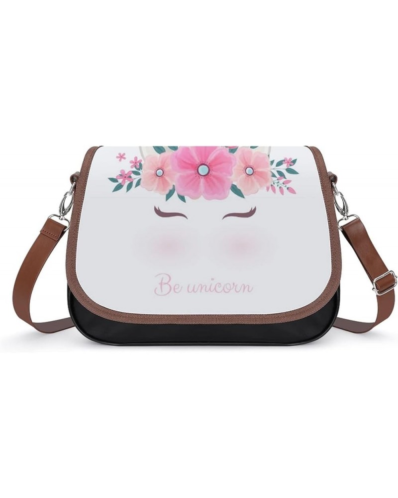 Printed Crossbody Bags Women City Leather Shoulder Bag Satchel Hobo Bags Trendy Flower & Hummingbird Color5 $23.04 Hobo Bags