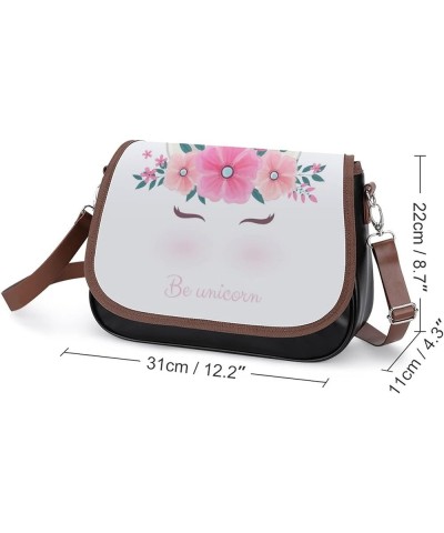 Printed Crossbody Bags Women City Leather Shoulder Bag Satchel Hobo Bags Trendy Flower & Hummingbird Color5 $23.04 Hobo Bags