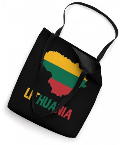 LITHUANIA FLAG AND MAP Tote Bag $9.89 Totes