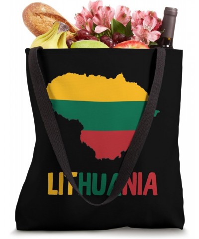 LITHUANIA FLAG AND MAP Tote Bag $9.89 Totes