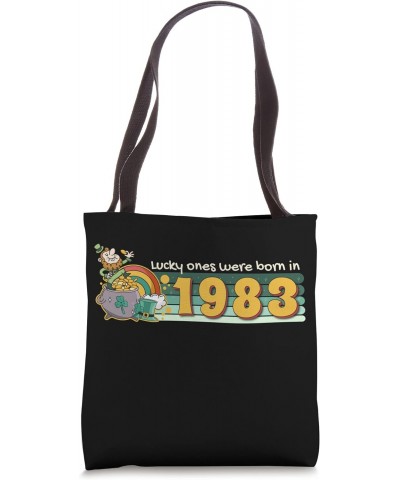 Lucky Ones Were Born in 1983 tee St. Patrick's Day Birthday Tote Bag $11.48 Totes