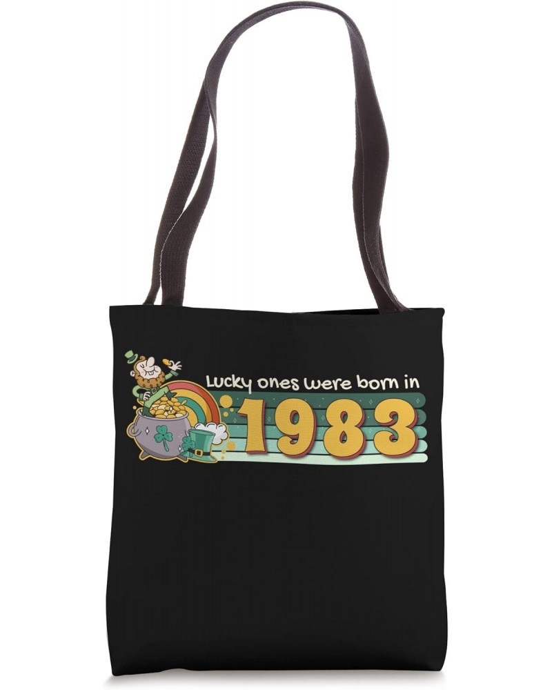 Lucky Ones Were Born in 1983 tee St. Patrick's Day Birthday Tote Bag $11.48 Totes