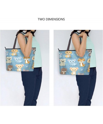 Tote Bag for Women with Zipper,Polyester Tote Purse Holiday Tote Bag Work Handbag Women Gift 8 $9.80 Totes