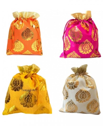 Wholesale Paan Patta Potli Batwa Bag Bridal Purse Women handbag Shagun Pouch Return Gifts (Lot of 20) $23.50 Clutches