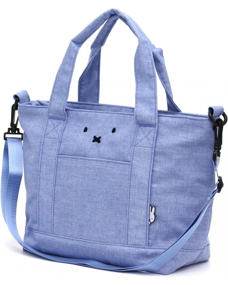 2-Way Bag, Horizontal Tote B281 Face Light Blue $25.91 Totes