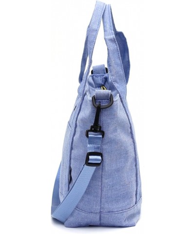 2-Way Bag, Horizontal Tote B281 Face Light Blue $25.91 Totes