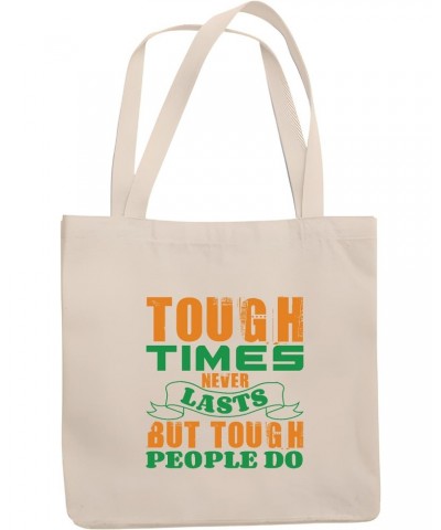 Victory Day Gift For Tough People Never Give Up Inspirational Gift Natural White Multicolor Canvas Tote Bag 165 $13.60 Totes