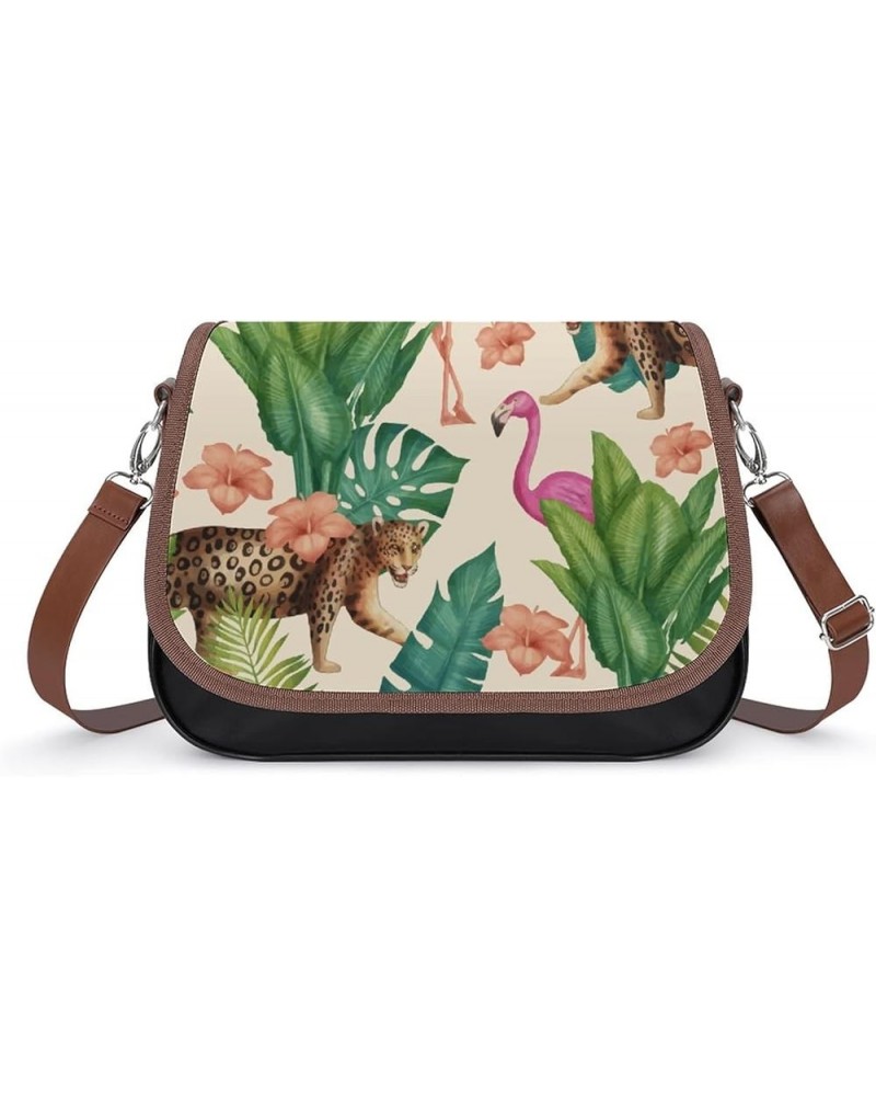 Printed Shoulder Crossbody Bag Leather Hobo Bags Medium Ladies Top Handles Satchels Bull Head Color7 $25.00 Hobo Bags