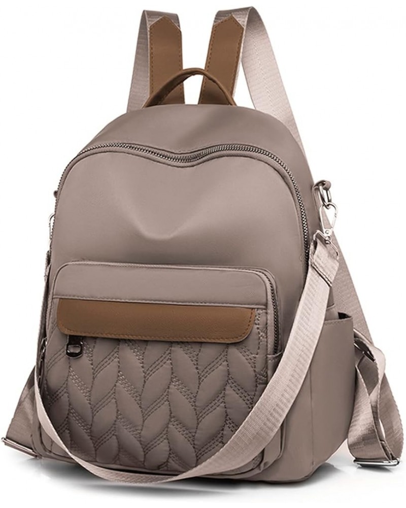 Oxford Cloth Backpack for Women Quilted Design Anti-theft Large Capacity Handbag Ladies Travel Satchel Shoulder Bags Grey $28...