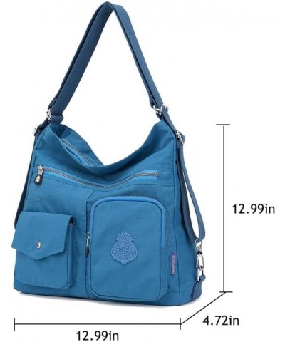 Crossbody Bag for Women Nylon Shoulder Bag Purse with Adjustable Strap,Fashion Multipurpose Backpack(Black) Sky Blue $23.20 B...