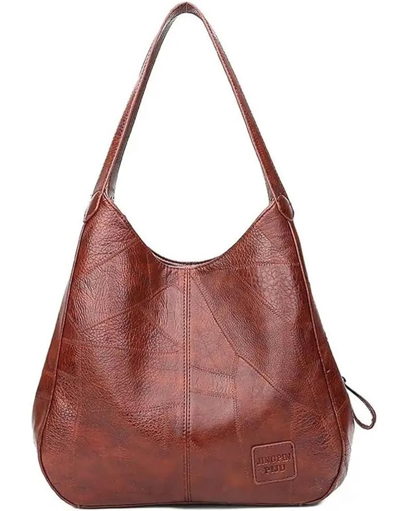 TOP FORWARD Vintage Women Hand Bag Designers Luxury Handbags Women Shoulder Tote Female Top-handle Bags Fashion Brown28x12x30...