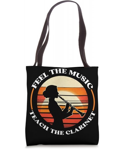 Clarinet Teacher Clarinetist Music Clarinet Player Tote Bag $14.24 Totes