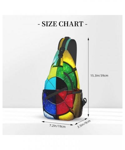 Shine In All Directions Bag Crossbody Travel Hiking Bags Mini Chest Backpack Casual Shoulder Daypack For Women Men Lightweigh...