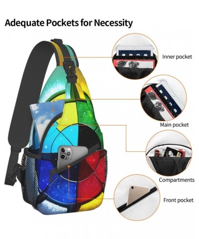 Shine In All Directions Bag Crossbody Travel Hiking Bags Mini Chest Backpack Casual Shoulder Daypack For Women Men Lightweigh...