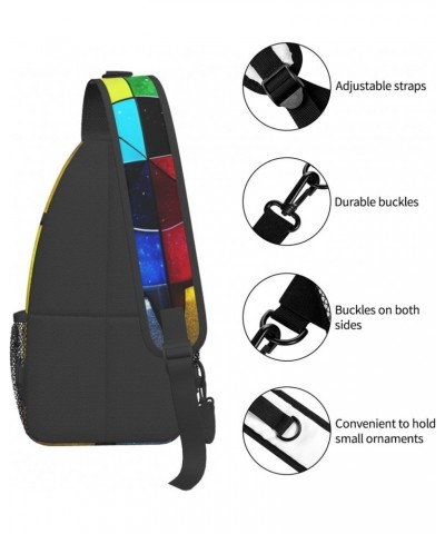 Shine In All Directions Bag Crossbody Travel Hiking Bags Mini Chest Backpack Casual Shoulder Daypack For Women Men Lightweigh...