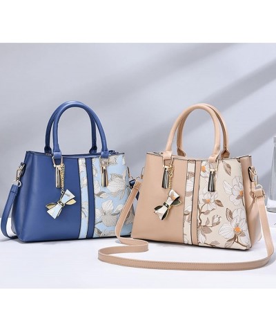 Embroidered Bag Large Capacity Handbag Fashion Shoulder Bag Camera Shoulder Bag (Khaki-c, One Size) Khaki-c $19.03 Totes