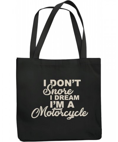 Motorbike Racing Gift for Motorcycle Fans Navy Black Multicolor Canvas Tote Bag $14.96 Totes