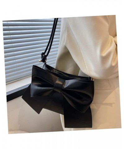 2pcs Bowknot Shoulder Bag Square Purse Womens Crossbody Purse Women's Crossbody Handbags Girls Bowknot Blackx2pcs $22.14 Cros...