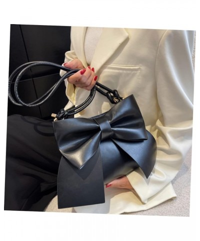 2pcs Bowknot Shoulder Bag Square Purse Womens Crossbody Purse Women's Crossbody Handbags Girls Bowknot Blackx2pcs $22.14 Cros...