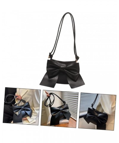 2pcs Bowknot Shoulder Bag Square Purse Womens Crossbody Purse Women's Crossbody Handbags Girls Bowknot Blackx2pcs $22.14 Cros...