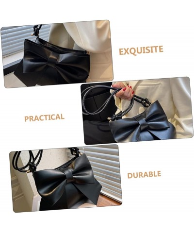 2pcs Bowknot Shoulder Bag Square Purse Womens Crossbody Purse Women's Crossbody Handbags Girls Bowknot Blackx2pcs $22.14 Cros...