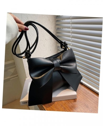 2pcs Bowknot Shoulder Bag Square Purse Womens Crossbody Purse Women's Crossbody Handbags Girls Bowknot Blackx2pcs $22.14 Cros...