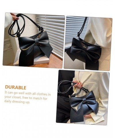 2pcs Bowknot Shoulder Bag Square Purse Womens Crossbody Purse Women's Crossbody Handbags Girls Bowknot Blackx2pcs $22.14 Cros...