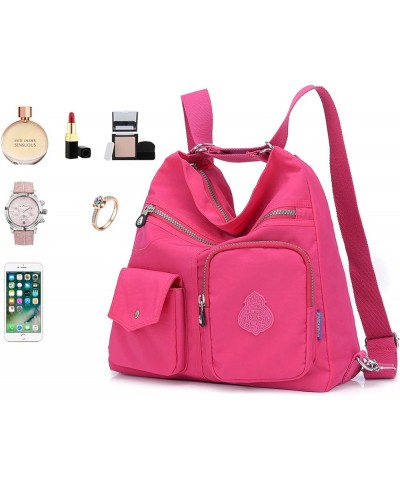 Crossbody Bag for Women Nylon Shoulder Bag Purse with Adjustable Strap,Fashion Multipurpose Backpack(Black) Sky Blue $23.20 B...