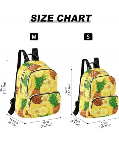 Pineapples Backpack Purse for Women Fashion Ladies Shoulder Bags Travel Bag Hiking Sports Ladies Daypack,S Small $14.57 Backp...