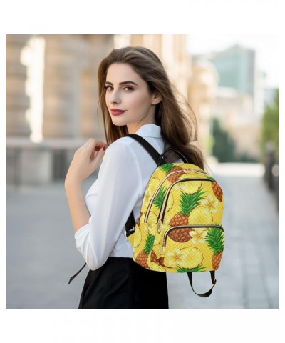 Pineapples Backpack Purse for Women Fashion Ladies Shoulder Bags Travel Bag Hiking Sports Ladies Daypack,S Small $14.57 Backp...