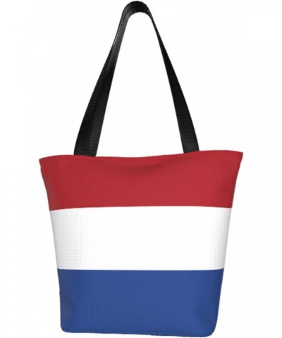 Netherlands Tote Bags Support Netherlands Flag Large Shoulder Bag Dutch Outdoor Decor $12.50 Totes