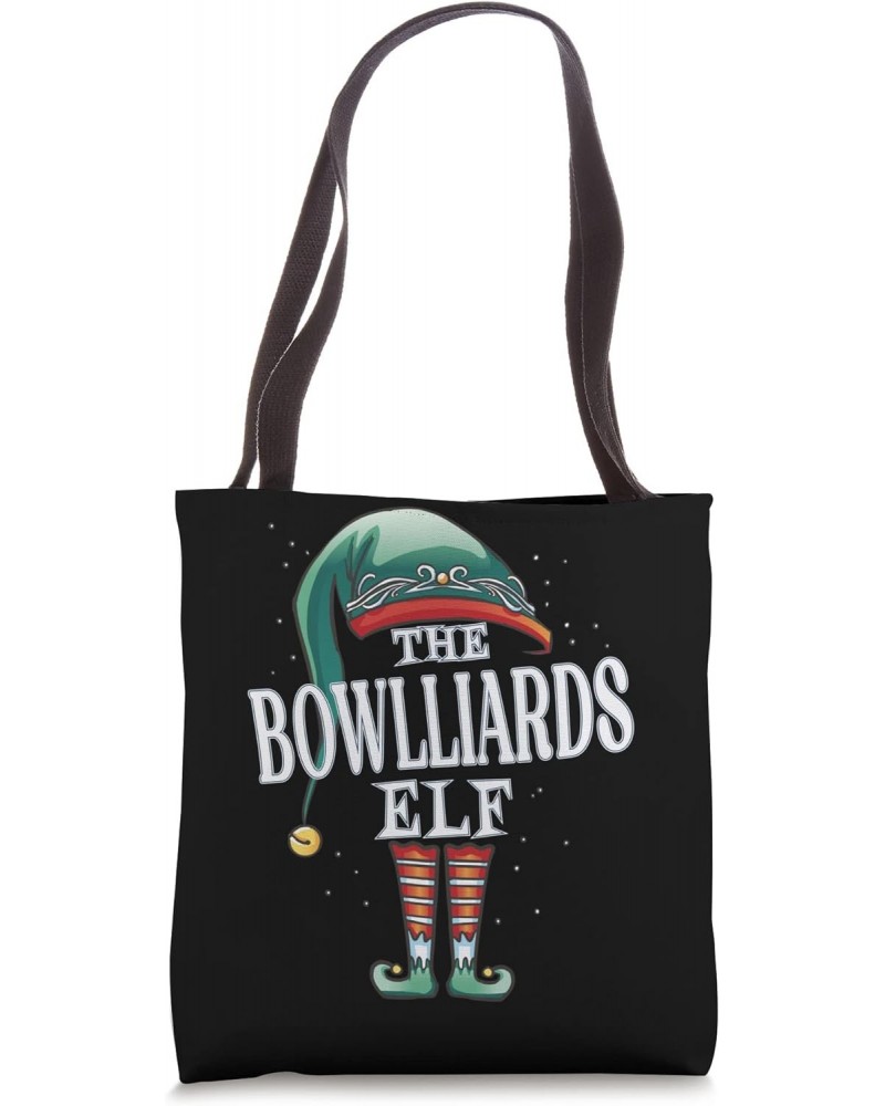 Bowlliards Elf Christmas Group Xmas Pajama Party Tote Bag $9.36 Totes