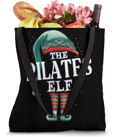 Pilates Elf Christmas Group Xmas Pajama Party Tote Bag $12.20 Totes