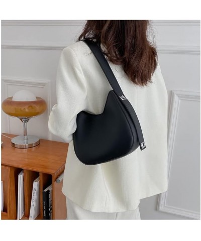 Vegan PU Leather Cross-body Bag Fashion Shoulder Bag Purset, Y2K Fashion Purse Tote Bag Women's Handbag (White) Black $18.99 ...