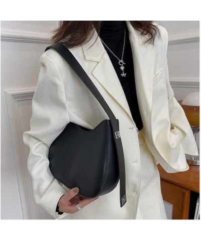 Vegan PU Leather Cross-body Bag Fashion Shoulder Bag Purset, Y2K Fashion Purse Tote Bag Women's Handbag (White) Black $18.99 ...