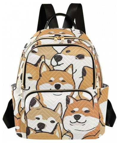 Cute Dogs Fashion Backpack Purse Ladies Fashion Rucksack Travel Shoulder Bag Casual Daily Backpack Work College Bag Medium $1...