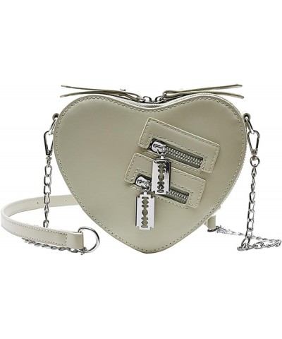 Womens Cute Heart Shaped Shoulder Bag Girls PU Leather Crossbody Bag Phone Wallet Novelty Purse Handbag 1 Greenhc3001 $20.13 ...