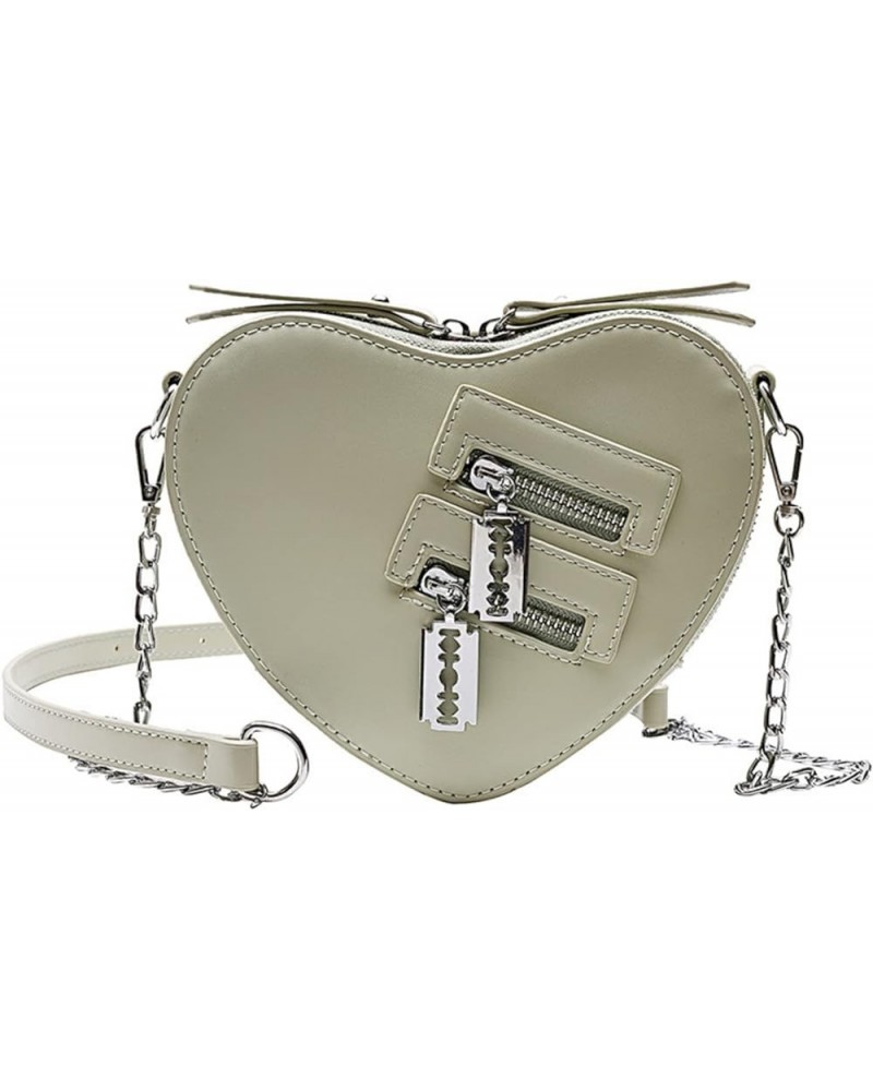 Womens Cute Heart Shaped Shoulder Bag Girls PU Leather Crossbody Bag Phone Wallet Novelty Purse Handbag 1 Greenhc3001 $20.13 ...