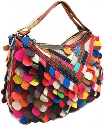 Lady Bag Multi-Color Tote Handbag Genuine Cow Leather Fashion Handbags Multipurpose Design $59.63 Totes