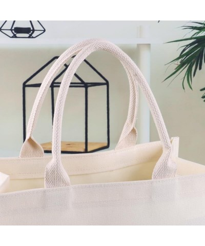 Personalized White Canvas Bridesmaid Tote Bag, Customized Totes Bag for Beach Wedding Travel Work, Custom Bachelorette Gifts ...