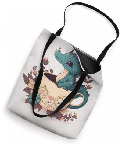 tea time cup morning tea lover cute joyful Tote Bag $12.17 Totes