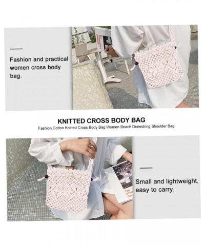 3pcs Woven Bag Cotton Tote Bags Cross Body Tote Bag Women Purse Crossbody Woven Handbag Woven Tote Bag Ladies Shoulder Bags D...