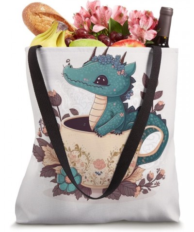 tea time cup morning tea lover cute joyful Tote Bag $12.17 Totes