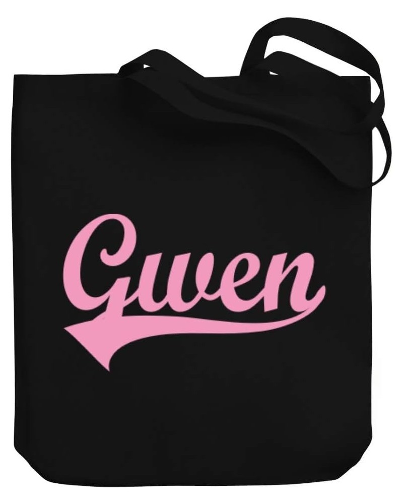 Gwen Baseball Style Canvas Tote Bag 10.5" x 16" x 4 $18.00 Totes