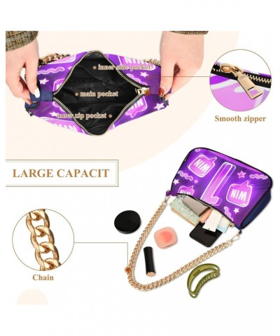 Crossbody Bags for Women Shoulder Purse Winner Handbags Stylish Clutch Purse with Chain Strap $12.90 Shoulder Bags