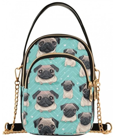 Cute Dog Puppy Small Crossbody Bags for Women Adjustable Strap Purses Travel Handbags 20852541 $14.29 Crossbody Bags