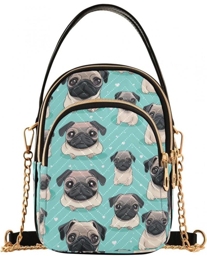 Cute Dog Puppy Small Crossbody Bags for Women Adjustable Strap Purses Travel Handbags 20852541 $14.29 Crossbody Bags