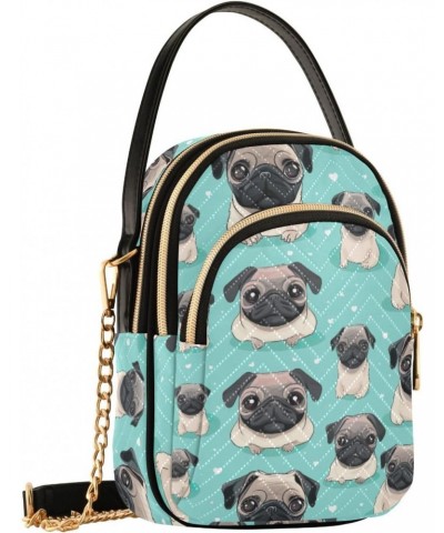 Cute Dog Puppy Small Crossbody Bags for Women Adjustable Strap Purses Travel Handbags 20852541 $14.29 Crossbody Bags