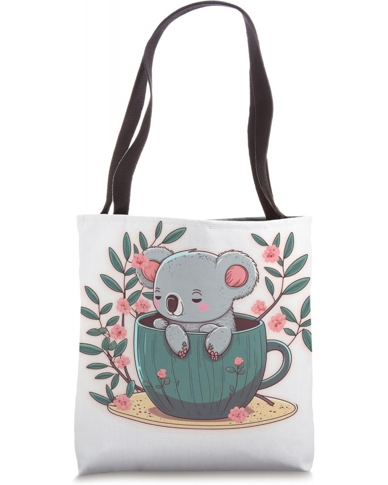 tea time cup morning tea lover cute joyful Tote Bag $9.02 Totes